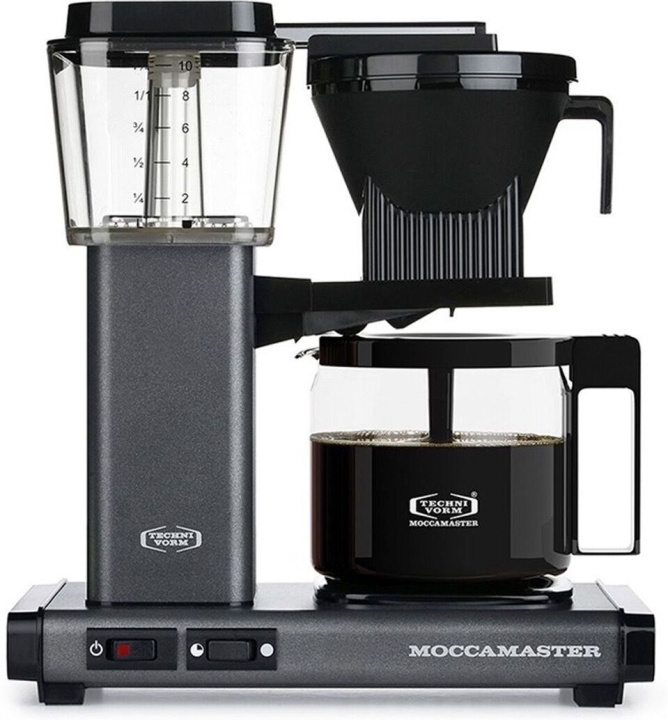 Moccamaster Automatic -kaffebryggare, stengrå i gruppen HEM, HUSHÅLL & TRÄDGÅRD / Hushållsmaskiner / Kaffemaskiner & Tillbehör / Kaffebryggare hos TP E-commerce Nordic AB (C40892)