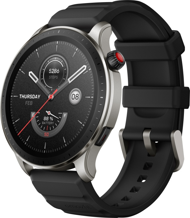 Amazfit GTR 4 smartklocka, Superspeed Black i gruppen SPORT, FRITID & HOBBY / Smartwatch & Aktivitetsarmband / Smartwatches hos TP E-commerce Nordic AB (C40922)
