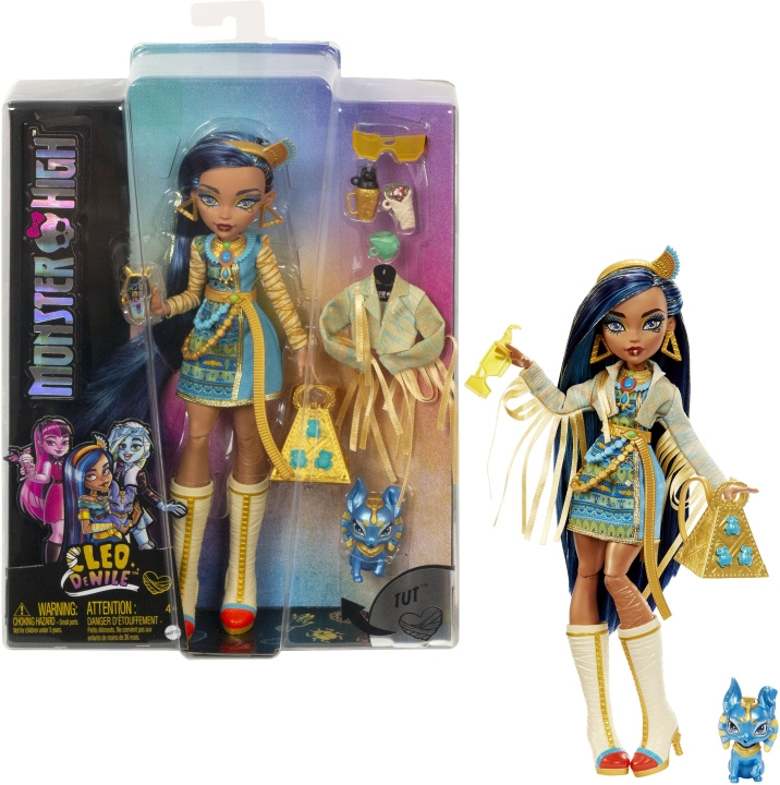 Monster High Core Cleo De Nile -mode docka i gruppen LEKSAKER, BARN- & BABYPRODUKTER / Leksaker / Dockor & Tillbehör hos TP E-commerce Nordic AB (C40935)