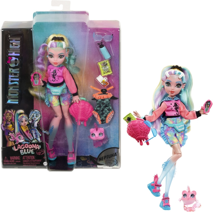 Monster High Core Lagoona Blue -modedocka i gruppen LEKSAKER, BARN- & BABYPRODUKTER / Leksaker / Dockor & Tillbehör hos TP E-commerce Nordic AB (C40936)