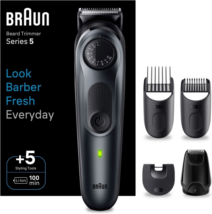 Braun Series 5 BT5420 - skäggtrimmer i gruppen SKÖNHET & HÄLSA / Hår & Styling / Rakning & Trimning / Skäggtrimmers & Tillbehör hos TP E-commerce Nordic AB (C40951)