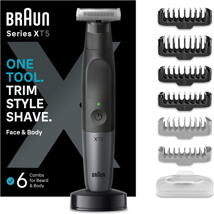 Braun Series X XT5300 - skäggtrimmer i gruppen SKÖNHET & HÄLSA / Hår & Styling / Rakning & Trimning / Skäggtrimmers & Tillbehör hos TP E-commerce Nordic AB (C40956)