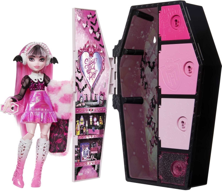 Monster High - Skulltimate Secrets: Fearidescent edition Draculaura i gruppen LEKSAKER, BARN- & BABYPRODUKTER / Leksaker / Dockor & Tillbehör hos TP E-commerce Nordic AB (C40973)