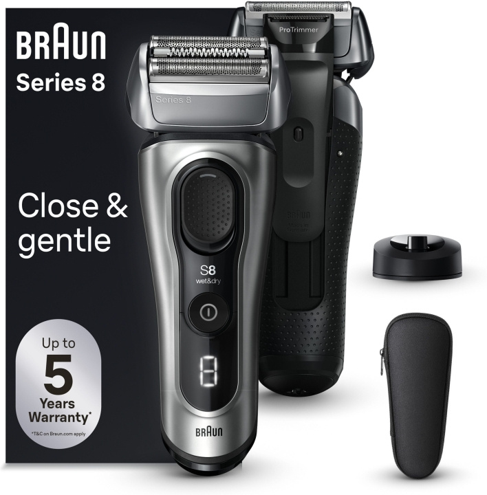 Braun Series 8 8517s - rakapparat i gruppen SKÖNHET & HÄLSA / Hår & Styling / Rakning & Trimning / Rakapparater hos TP E-commerce Nordic AB (C40978)