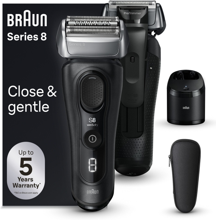 Braun Series 8 8560cc - rakapparat i gruppen SKÖNHET & HÄLSA / Hår & Styling / Rakning & Trimning / Rakapparater hos TP E-commerce Nordic AB (C40979)