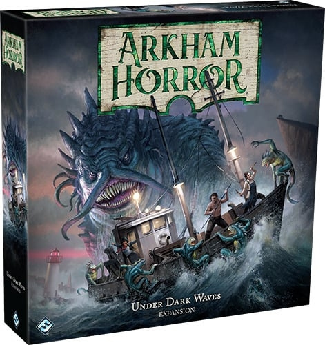 Arkham Horror Under Dark Waves -tillägg i gruppen LEKSAKER, BARN- & BABYPRODUKTER / Spel / Sällskapsspel hos TP E-commerce Nordic AB (C41031)