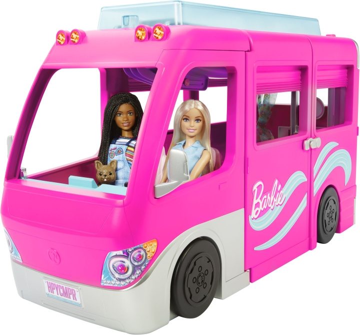 Barbie Dreamcamper -husbil i gruppen LEKSAKER, BARN- & BABYPRODUKTER / Leksaker / Dockor & Tillbehör hos TP E-commerce Nordic AB (C41080)