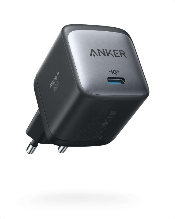 Anker PowerPort Nano II 65W väggladdare i gruppen SMARTPHONE & SURFPLATTOR / Laddare & Kablar / Väggladdare / Väggladdare USB hos TP E-commerce Nordic AB (C41086)