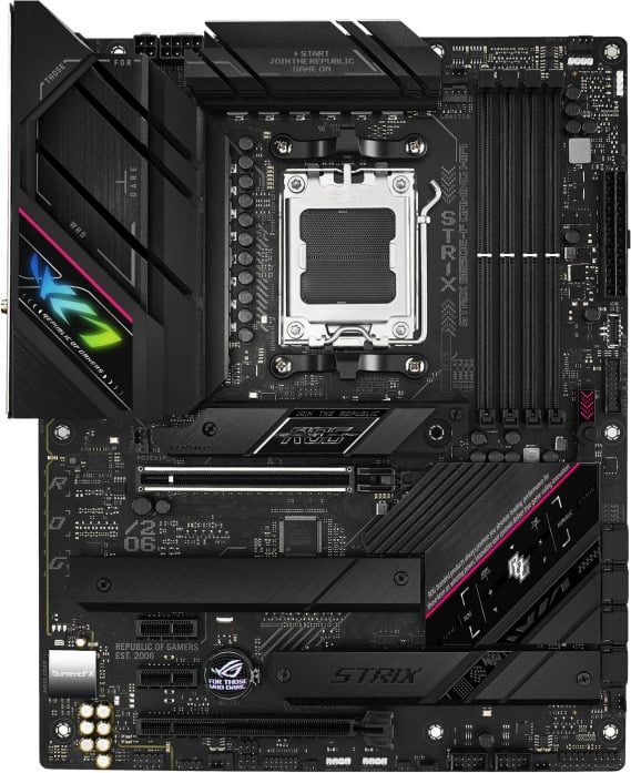 ASUS ROG STRIX B650E-F GAMING WIFI ATX moderkort i gruppen DATORER & KRINGUTRUSTNING / Datorkomponenter / Moderkort hos TP E-commerce Nordic AB (C41098)