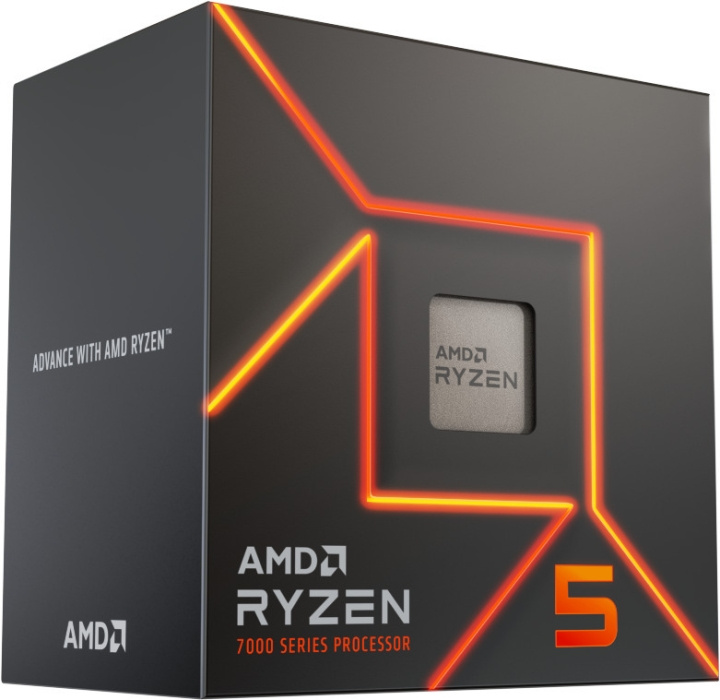 AMD Ryzen 5 7600-processor för AM5-sockel i gruppen DATORER & KRINGUTRUSTNING / Datorkomponenter / Processorer hos TP E-commerce Nordic AB (C41101)