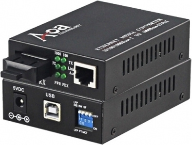 AOM-3100D-A20-RX1490 gigabit mediakonverterare i gruppen DATORER & KRINGUTRUSTNING / Nätverk / Mediakonverter hos TP E-commerce Nordic AB (C41119)