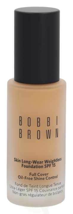Bobbi Brown Skin Long-Wear Weightless Foundation SPF15 30 ml W-056 Warm Natural i gruppen SKÖNHET & HÄLSA / Makeup / Basmakeup / Foundation hos TP E-commerce Nordic AB (C41268)
