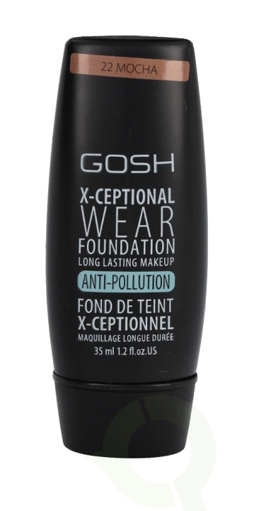 Gosh X-Ceptional Wear Foundation Long Lasting Makeup 35 ml 22 Mocha i gruppen SKÖNHET & HÄLSA / Makeup / Basmakeup / Foundation hos TP E-commerce Nordic AB (C41474)