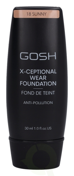 Gosh X-Ceptional Wear Foundation Long Lasting Makeup 30 ml 18 Sunny i gruppen SKÖNHET & HÄLSA / Makeup / Basmakeup / Foundation hos TP E-commerce Nordic AB (C41476)