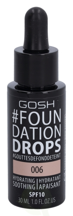 Gosh Foundation Drops SPF10 30 ml Tawney i gruppen SKÖNHET & HÄLSA / Makeup / Basmakeup / Foundation hos TP E-commerce Nordic AB (C41484)