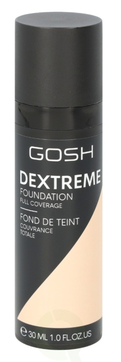 Gosh Dextreme Full Coverage Foundation 30 ml 002 Ivory i gruppen SKÖNHET & HÄLSA / Makeup / Basmakeup / Foundation hos TP E-commerce Nordic AB (C41496)