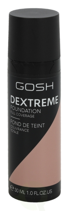 Gosh Dextreme Full Coverage Foundation 30 ml 004 Natural i gruppen SKÖNHET & HÄLSA / Makeup / Basmakeup / Foundation hos TP E-commerce Nordic AB (C41497)