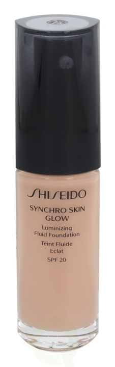 Shiseido Synchro Skin Glow Luminizing Foundation SPF20 30 ml #03 Rose i gruppen SKÖNHET & HÄLSA / Makeup / Basmakeup / Foundation hos TP E-commerce Nordic AB (C41780)