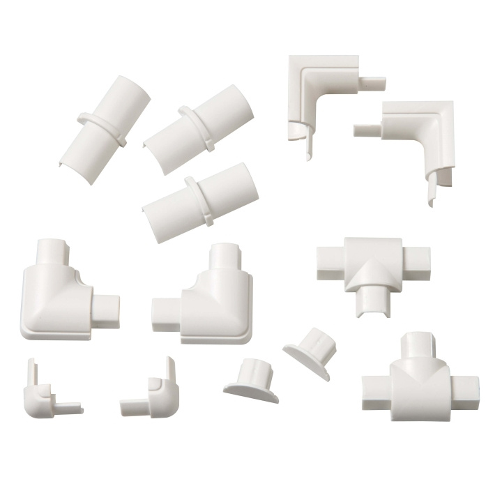 D-LINE Adapter Kit 16x8mm Vit i gruppen HEMELEKTRONIK / Kablar & Adaptrar / Kabelhantering hos TP E-commerce Nordic AB (C41955)