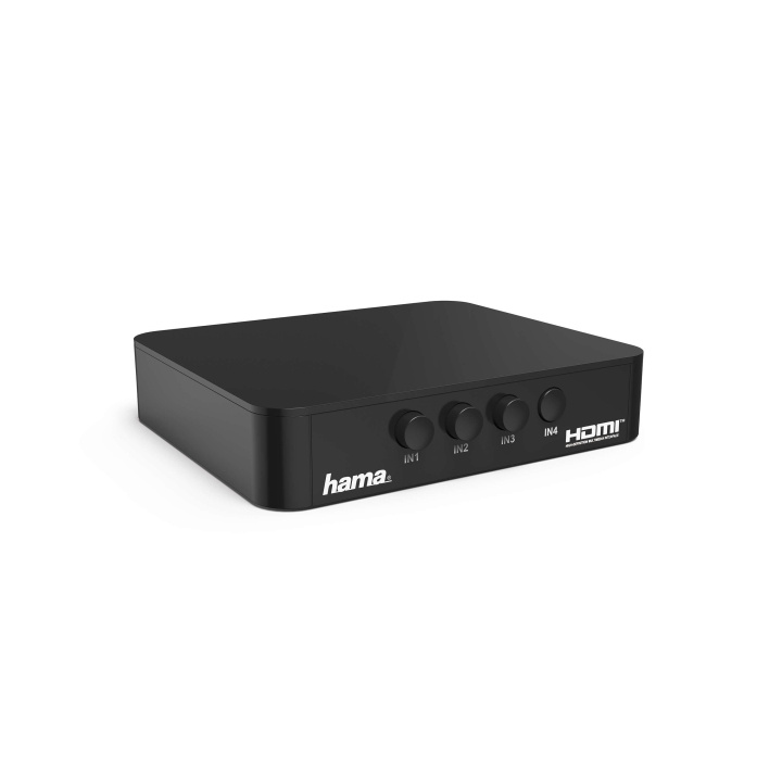 Hama HDMI Switch 4x1 G-410 i gruppen HEMELEKTRONIK / Kablar & Adaptrar / HDMI / Adaptrar hos TP E-commerce Nordic AB (C42057)