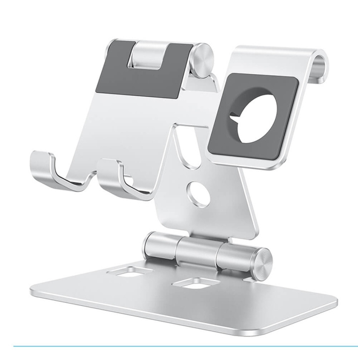 Desire2 Restore Pro Laddningsställ för Apple Watch Silver i gruppen SPORT, FRITID & HOBBY / Smartwatch & Aktivitetsarmband / Tillbehör hos TP E-commerce Nordic AB (C42097)