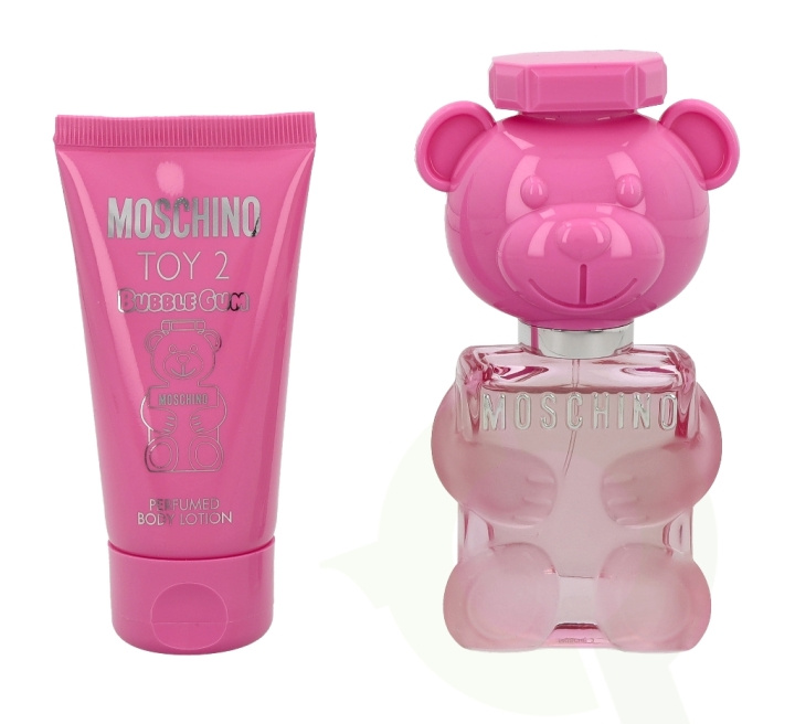 Moschino Toy 2 Bubble Gum Giftset 80 ml Edt Spray 30ml/Body Lotion 50ml i gruppen SKÖNHET & HÄLSA / Presentkit / Presentkit För Henne hos TP E-commerce Nordic AB (C42327)