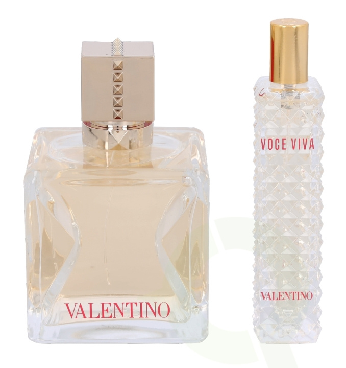 Valentino Voce Viva Giftset 115 ml, Edp Spray 100ml/ Edp Spray 15ml i gruppen SKÖNHET & HÄLSA / Presentkit / Presentkit För Henne hos TP E-commerce Nordic AB (C42350)