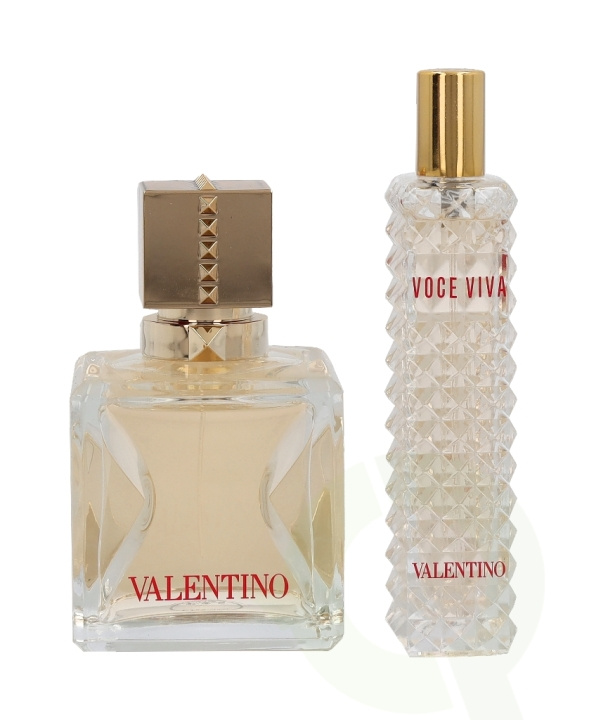 Valentino Voce Viva Giftset 65 ml, Edp Spray 50ml/Edp Spray 15ml i gruppen SKÖNHET & HÄLSA / Presentkit / Presentkit För Henne hos TP E-commerce Nordic AB (C42351)