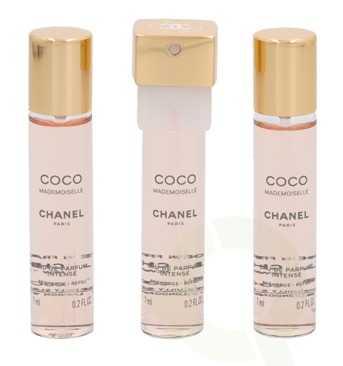 Chanel Coco Mademoiselle Intense Giftset 21 ml, 3x Edp Spray Refill 7ml - Twist and Spray i gruppen SKÖNHET & HÄLSA / Presentkit / Presentkit För Henne hos TP E-commerce Nordic AB (C42415)