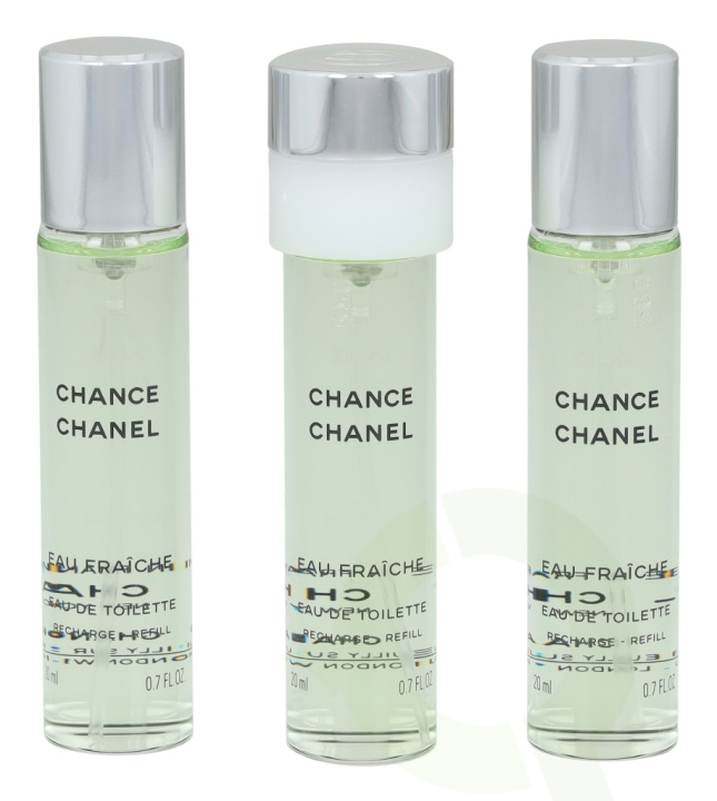 Chanel Chance Eau Fraiche Giftset 60 ml, 3x Edt Spray Refill 20Ml - Twist and Spray i gruppen SKÖNHET & HÄLSA / Presentkit / Presentkit För Honom hos TP E-commerce Nordic AB (C42430)