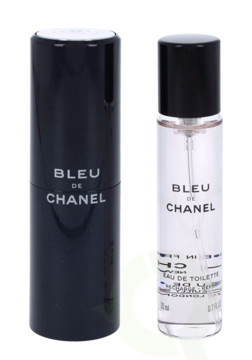 Chanel Bleu De Chanel Pour Homme Giftset 60 ml, Edt Spray 20ml/2x Edt Spray Refill 20ml - Travel Sprays i gruppen SKÖNHET & HÄLSA / Presentkit / Presentkit För Honom hos TP E-commerce Nordic AB (C42433)