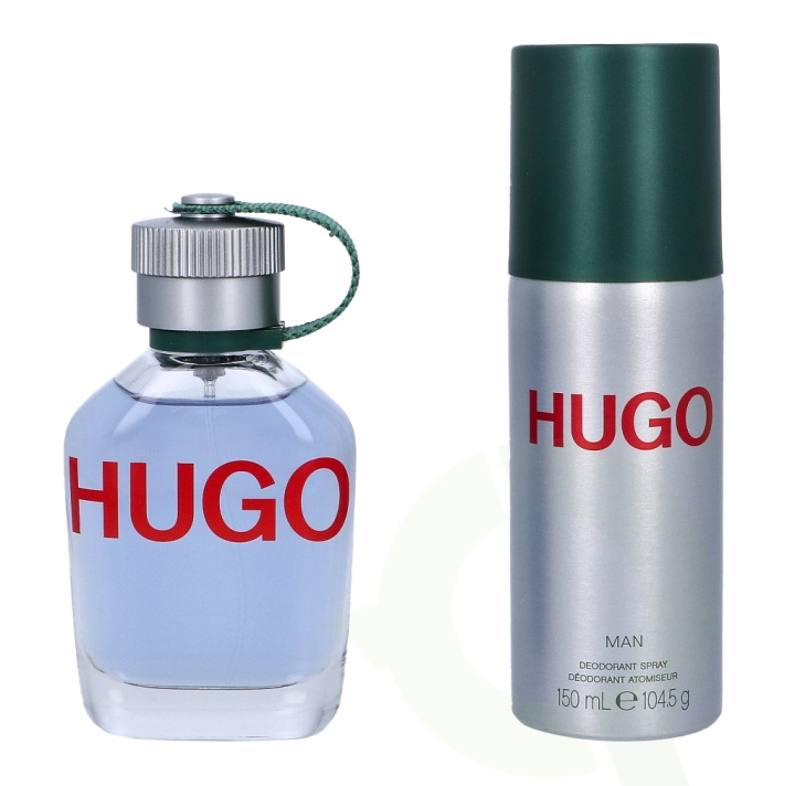 Hugo Boss Hugo Man Giftset 225 ml Edt Spray 75ml/Deodorant Spray 150ml i gruppen SKÖNHET & HÄLSA / Presentkit / Presentkit För Honom hos TP E-commerce Nordic AB (C42479)