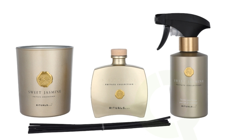 Rituals Private Collection Sweet Jasmine Giftset 710 ml, Fragrance Sticks 100ml / Candle 360g / Home Perfume 250ml i gruppen SKÖNHET & HÄLSA / Presentkit / Presentkit För Henne hos TP E-commerce Nordic AB (C42535)