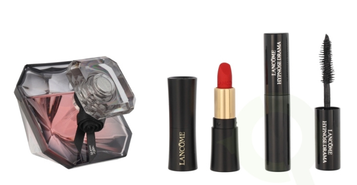 Lancome Tresor La Nuit Giftset 55.6 ml Edp Spray 50ml/Hypnose Drama Mascara 4ml/L\'absolu Rouge Drama Matte Mini Lipstick 1,6gr i gruppen SKÖNHET & HÄLSA / Presentkit / Presentkit För Henne hos TP E-commerce Nordic AB (C42576)