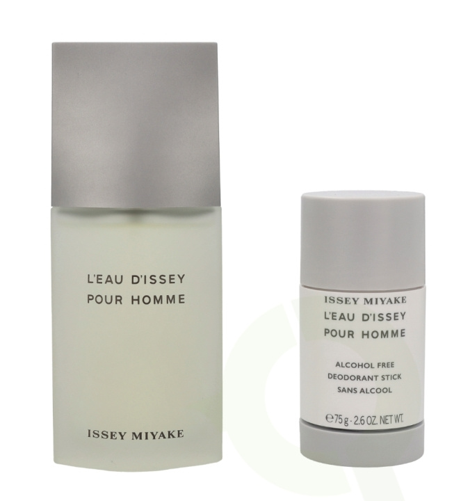 Issey Miyake L\'Eau D\'Issey Pour Homme Giftset 150 ml Edt Spray 75ml/Deostick 75ml i gruppen SKÖNHET & HÄLSA / Presentkit / Presentkit För Honom hos TP E-commerce Nordic AB (C42582)