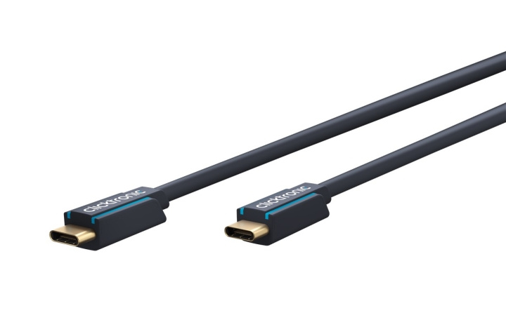 ClickTronic USB-C™ 3.2 Gen 1-kabel Premiumkabel | USB-C™-kontakt USB-C™-kontakt | 2,0 m | 5 Gbit/s i gruppen DATORER & KRINGUTRUSTNING / Datorkablar / USB-kablar / USB-C hos TP E-commerce Nordic AB (C42678)