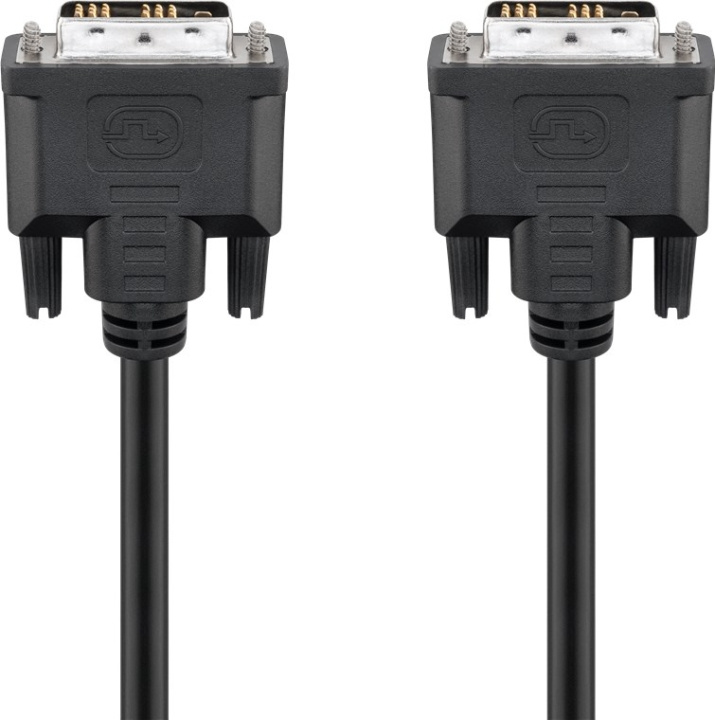 Goobay DVI-D Full HD-kabel Single Link, förnicklad DVI-D-kontakt single link (18 + 1 pin) > DVI-D-kontakt single link (18 + 1 pin), 2 m i gruppen DATORER & KRINGUTRUSTNING / Datorkablar / DVI / Kablar hos TP E-commerce Nordic AB (C42731)