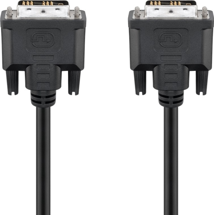 Goobay DVI-D Full HD-kabel Single Link, förnicklad DVI-D-kontakt single link (18 + 1 pin) > DVI-D-kontakt single link (18 + 1 pin), 2 m i gruppen DATORER & KRINGUTRUSTNING / Datorkablar / DVI / Kablar hos TP E-commerce Nordic AB (C42731)