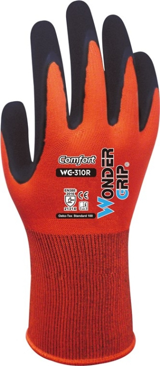 Wonder Grip WG-310R Trädgårds- och landskapsarkitektur, Byggarbetsplats, Jordbruk, Avfallsindustri, Logistik och transport, Size: S/7 i gruppen HEM, HUSHÅLL & TRÄDGÅRD / Verktyg / Arbetshandskar hos TP E-commerce Nordic AB (C42800)