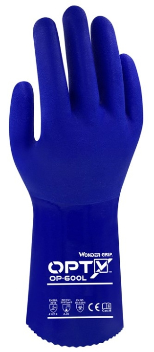 Wonder Grip OP-600L Jordbruk, Kemisk industri, Rengöring, Laboratoriearbete, Reningsverk, Avloppsreningsverk, Size: XXL/11 i gruppen HEM, HUSHÅLL & TRÄDGÅRD / Verktyg / Arbetshandskar hos TP E-commerce Nordic AB (C42832)