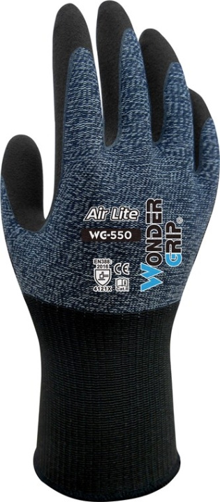 Wonder Grip WG-550 Allmän hantering, Size: XL/10 i gruppen HEM, HUSHÅLL & TRÄDGÅRD / Verktyg / Arbetshandskar hos TP E-commerce Nordic AB (C42998)
