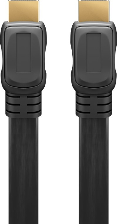 Goobay Höghastighets HDMI™-kabel Slim med Ethernet HDMI™-kontakt (typ A) > HDMI™-kontakt (typ A), 1 m i gruppen HEMELEKTRONIK / Kablar & Adaptrar / HDMI / Kablar hos TP E-commerce Nordic AB (C43080)