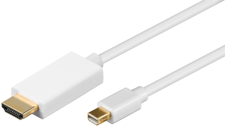Goobay Adapterkabel för Mini DisplayPort™/HDMI™, Guldpläterad Mini DisplayPort plugg > HDMI™-kontakt (typ A) i gruppen DATORER & KRINGUTRUSTNING / Datorkablar / DisplayPort / Kablar hos TP E-commerce Nordic AB (C43130)