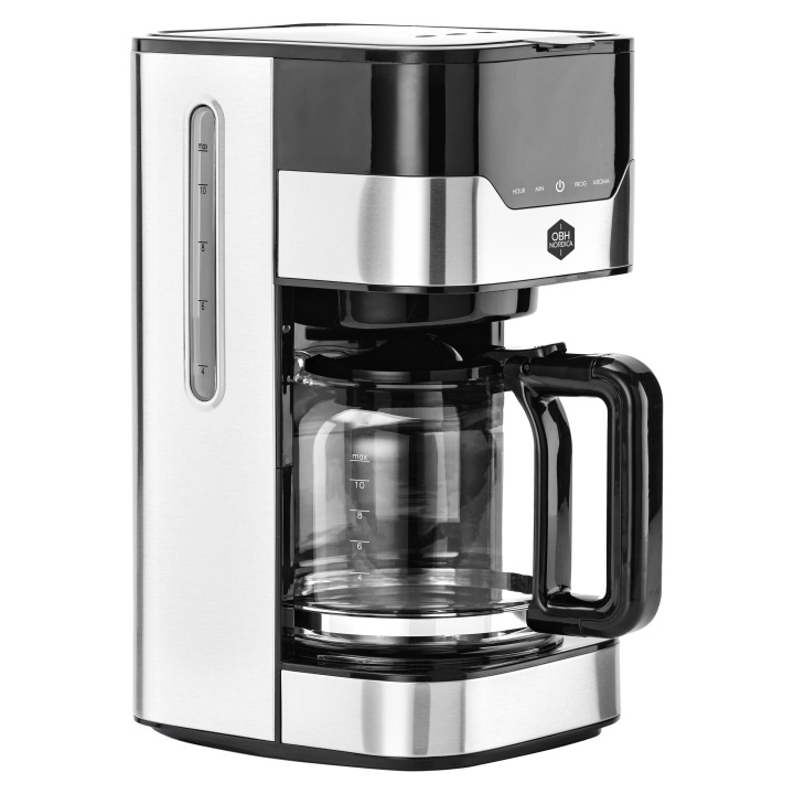 OBH Nordica Timer Aroma kaffebryggare, svart i gruppen HEM, HUSHÅLL & TRÄDGÅRD / Hushållsmaskiner / Kaffemaskiner & Tillbehör / Kaffebryggare hos TP E-commerce Nordic AB (C43774)