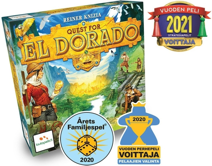 Quest for Eldorado strategispel i gruppen LEKSAKER, BARN- & BABYPRODUKTER / Leksaker / Sällskapsspel / Familjespel hos TP E-commerce Nordic AB (C43846)