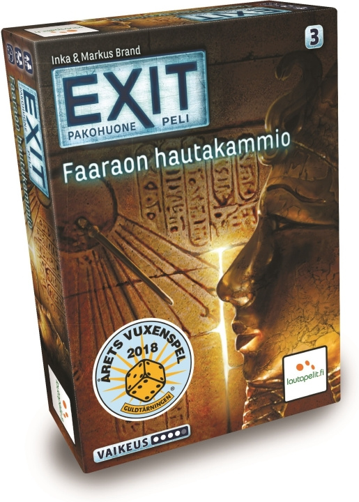 EXIT: Pharaoh\'s Tomb escape room-spel i gruppen LEKSAKER, BARN- & BABYPRODUKTER / Leksaker / Sällskapsspel / Familjespel hos TP E-commerce Nordic AB (C43857)