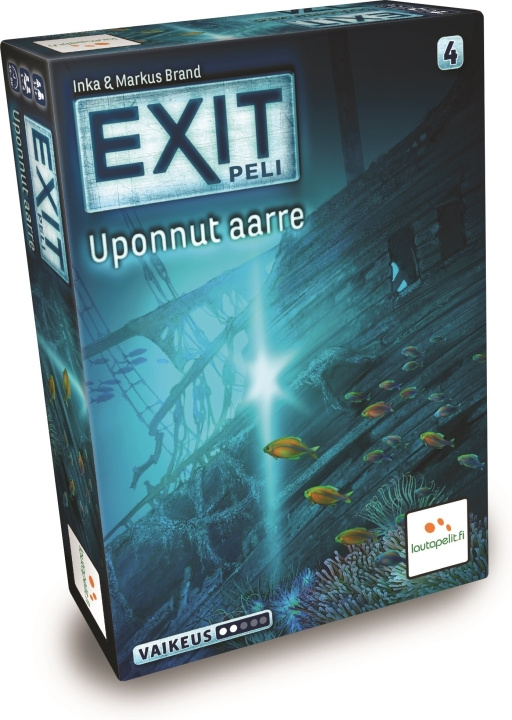 EXIT: Sunken treasure escape room-spel i gruppen LEKSAKER, BARN- & BABYPRODUKTER / Leksaker / Sällskapsspel / Familjespel hos TP E-commerce Nordic AB (C43858)