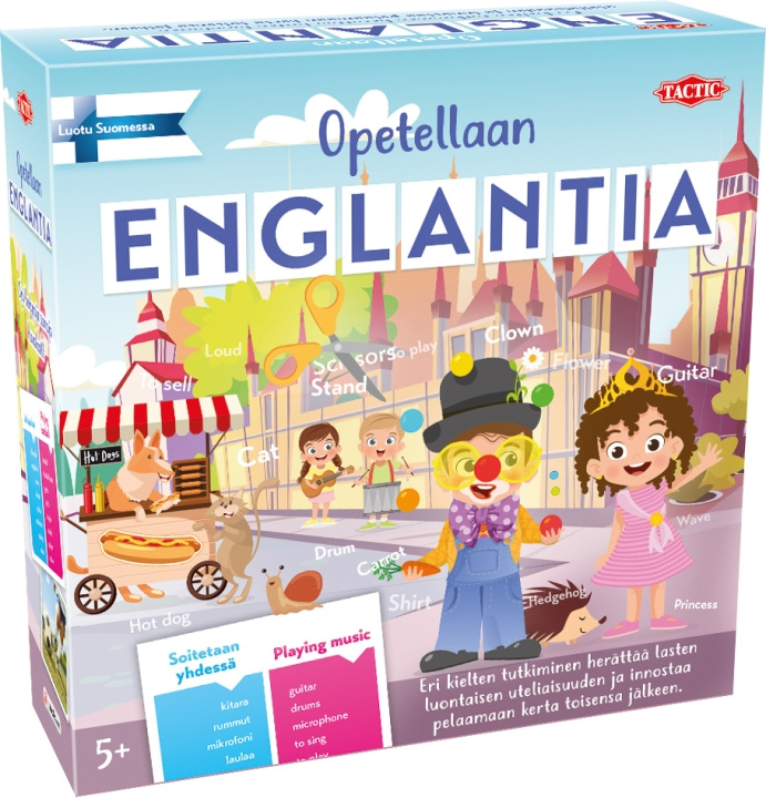 Tactic Learning English brädspel i gruppen LEKSAKER, BARN- & BABYPRODUKTER / Leksaker / Sällskapsspel / Familjespel hos TP E-commerce Nordic AB (C43872)