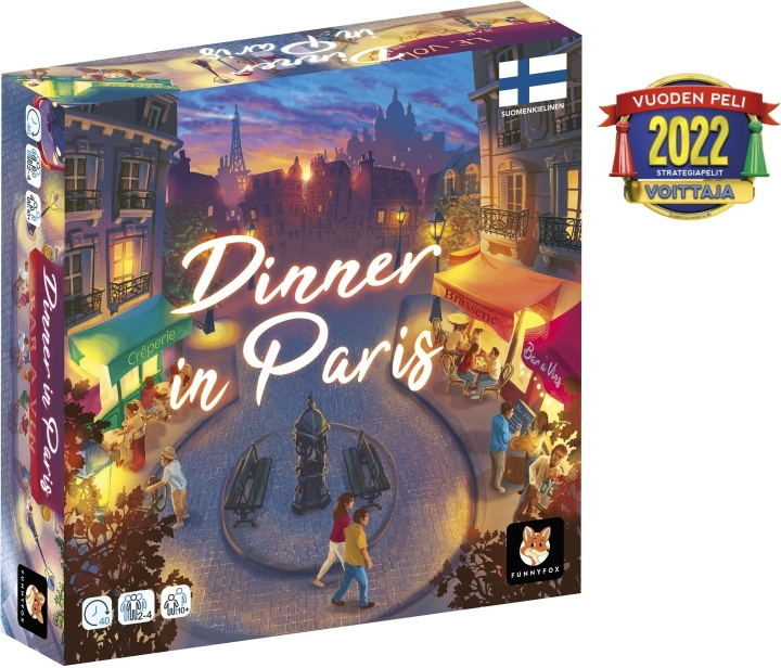 Toyrock Dinner In Paris - Dinner in Paris brädspel i gruppen LEKSAKER, BARN- & BABYPRODUKTER / Spel / Sällskapsspel hos TP E-commerce Nordic AB (C43878)