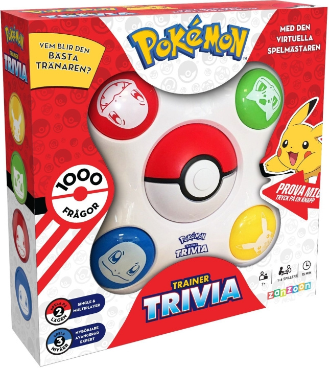 Pokemon Trivia Brädspel, SE i gruppen LEKSAKER, BARN- & BABYPRODUKTER / Spel / Sällskapsspel hos TP E-commerce Nordic AB (C43879)